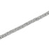 .925 Sterling Silver 2.00 Cttw Miracle Set Diamond Trio Link Multi Row Tennis Bracelet (I-J Color, I3 Clarity) - 7.25" Inches - Evallys.com # #