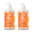 Everyone 3-in-1 Kids Soap, Body Wash, Bubble Bath, Shampoo, 32 Ounce (Pack of 2), Orange Squeeze, Coconut Cleanser with Organic Plant Extracts and Pure Essential Oils (Packaging May Vary) 32 Fl Oz (Pack of 2) - Evallys.com # #