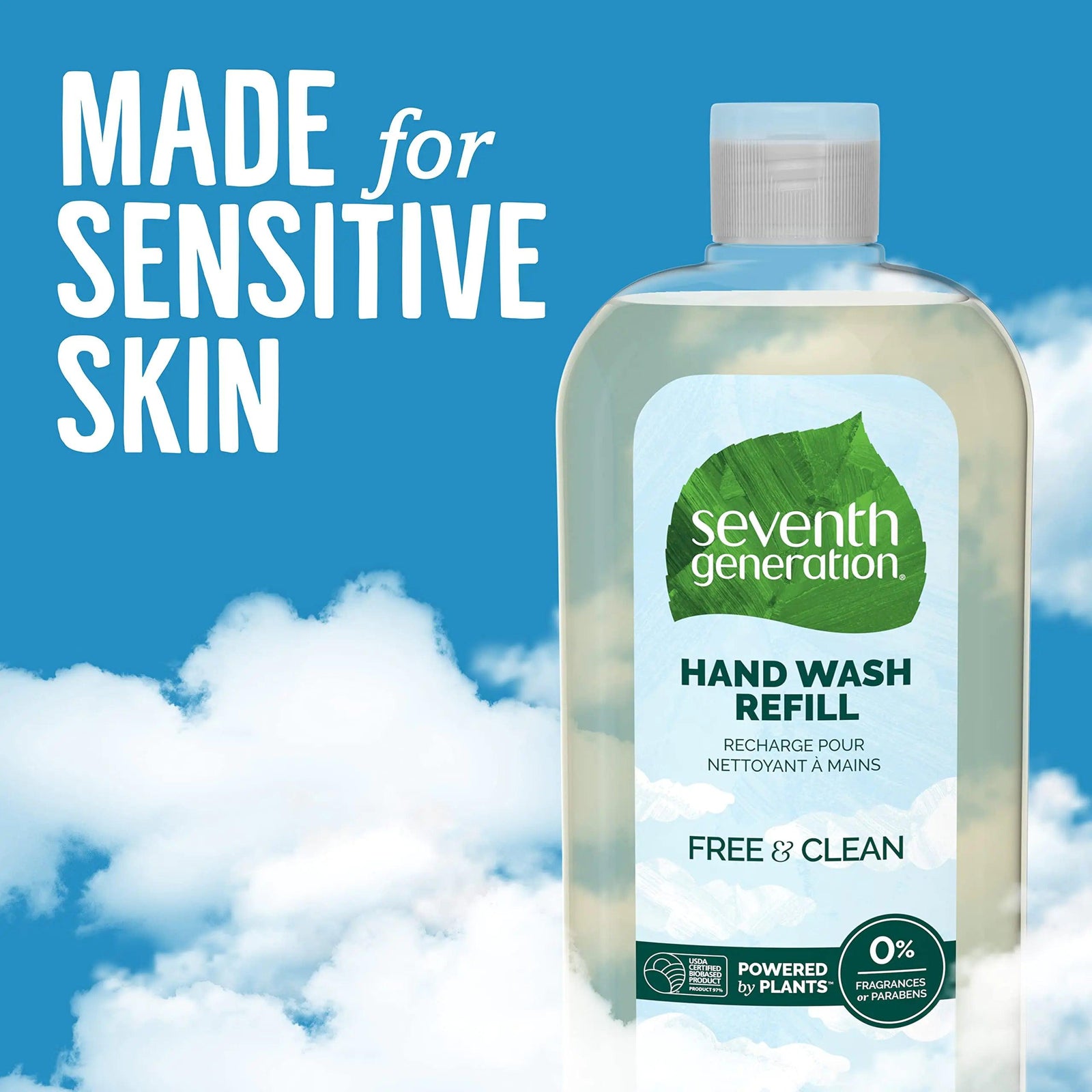 Seventh Generation Hand Soap Refill, Free & Clear Unscented, 24 oz, 3 pack (Packaging May Vary) - Evallys.com # #