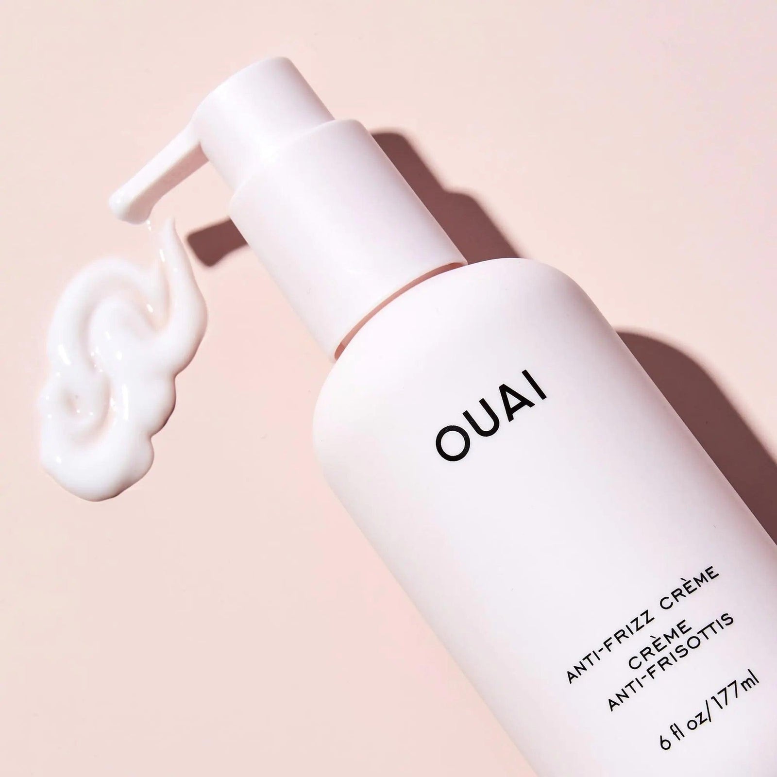 OUAI Anti Frizz Cream - Moisturizing Hair Cream with Frizz Control & Heat Protection - Provides Lasting Hydration with Jackfruit & Beetroot Extract - Paraben, Phthalate & Sulfate Free (6 oz) 6 Ounce (Pack of 1) - Evallys.com # #