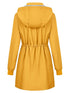 PITINAN Rain Jackets For Women Waterproof Rain Coats with Hood Lightweight Windbreaker Outdoor Trench Coat Medium Yellow - Evallys.com # #