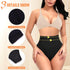 Tummy Control Thong Shapewear for Women High Waist Shaping Underwear Seamless Body Shaper Panties Girdle A# Black (Mid Waisted) XX-Large - Evallys.com # #