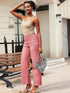 HDLTE Women Wide Leg Jeans High Waist Baggy Jeans Loose Boyfriend Jeans Denim Pants Y2K Small Pink - Evallys.com # #