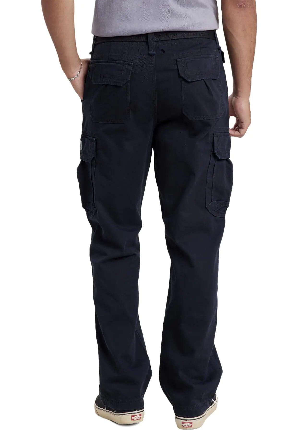 UNIONBAY Men's Survivor Iv Relaxed Fit Cargo Pant-Reg and Big and Tall Sizes 40W x 34L Black - Evallys.com # #