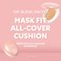 TIRTIR Mask Fit All Cover Pink Cushion Foundation | High coverage, Velvety Matte Finish, Lightweight, Flawless, Corrects Redness, Korean Cushion (#13N Fair Ivory, Full Size, 0.63 Fl Oz) 0.63 Fl Oz (Pack of 1) 13N Fair Ivory - Evallys.com # #