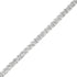 .925 Sterling Silver 1.0 Cttw Diamond Square Frame Miracle-Set Tennis Bracelet (I-J Color, I3 Clarity) - 8" - Evallys.com # #