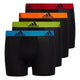 adidas Kids-Boy's Performance Boxer Briefs Underwear (4-Pack) Large Black/Solar Blue/Semi Solar Slime Green - Evallys.com