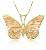 Handcrafted Butterfly Necklace - Evallys.com # #