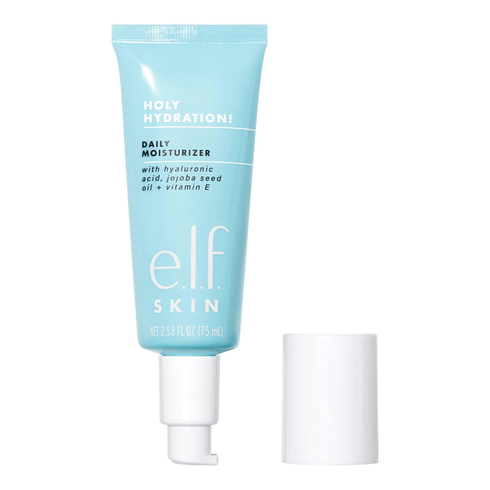 e.l.f. SKIN Daily Hydration Moisturizer, Ultra-Hydrating Formula, Infused with Aloe, Jojoba Oil & Shea Butter, Vegan & Cruelty-Free, 2.53 Fl Oz 2.53 Fl Oz (Pack of 1) - Evallys.com # #