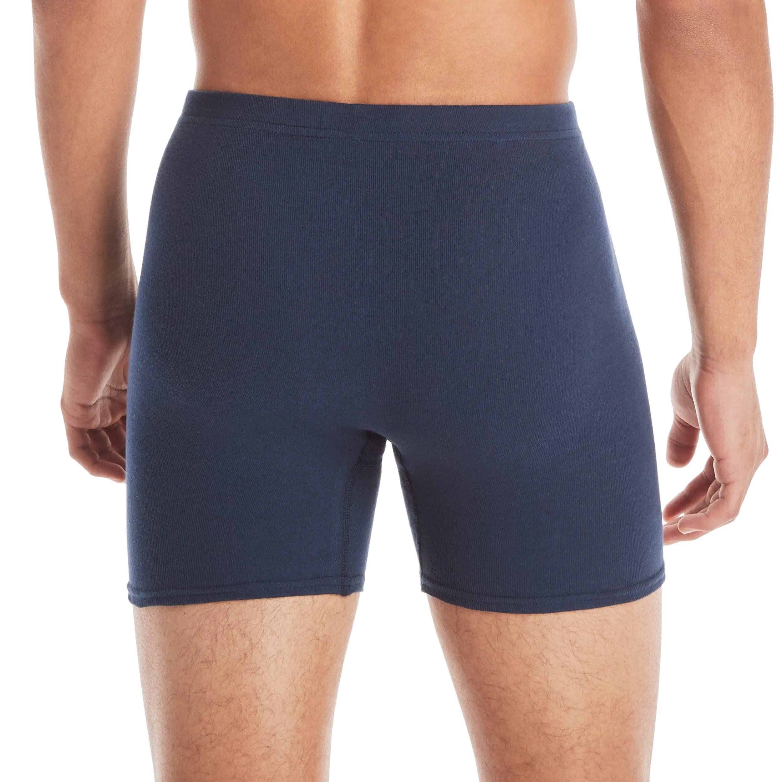 Hanes Men's Underwear Boxer Briefs Pack, Cotton ComfortSoft Boxer Brief for Men, Moisture-Wicking Breathable, Multipack 12 Assorted - 12 Pack X-Large - Evallys.com # #