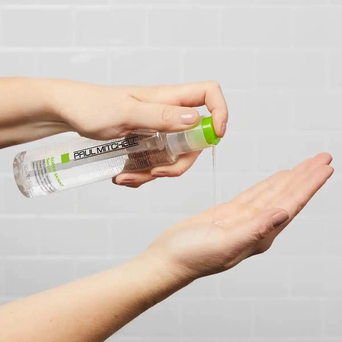 Paul Mitchell Super Skinny Serum, Speeds Up Drying Time, Humidity Resistant, For Frizzy Hair Vibrant, juicy scent with notes of apple, berries, and sweet florals 0.85 Fl Oz (Pack of 1) - Evallys.com # #