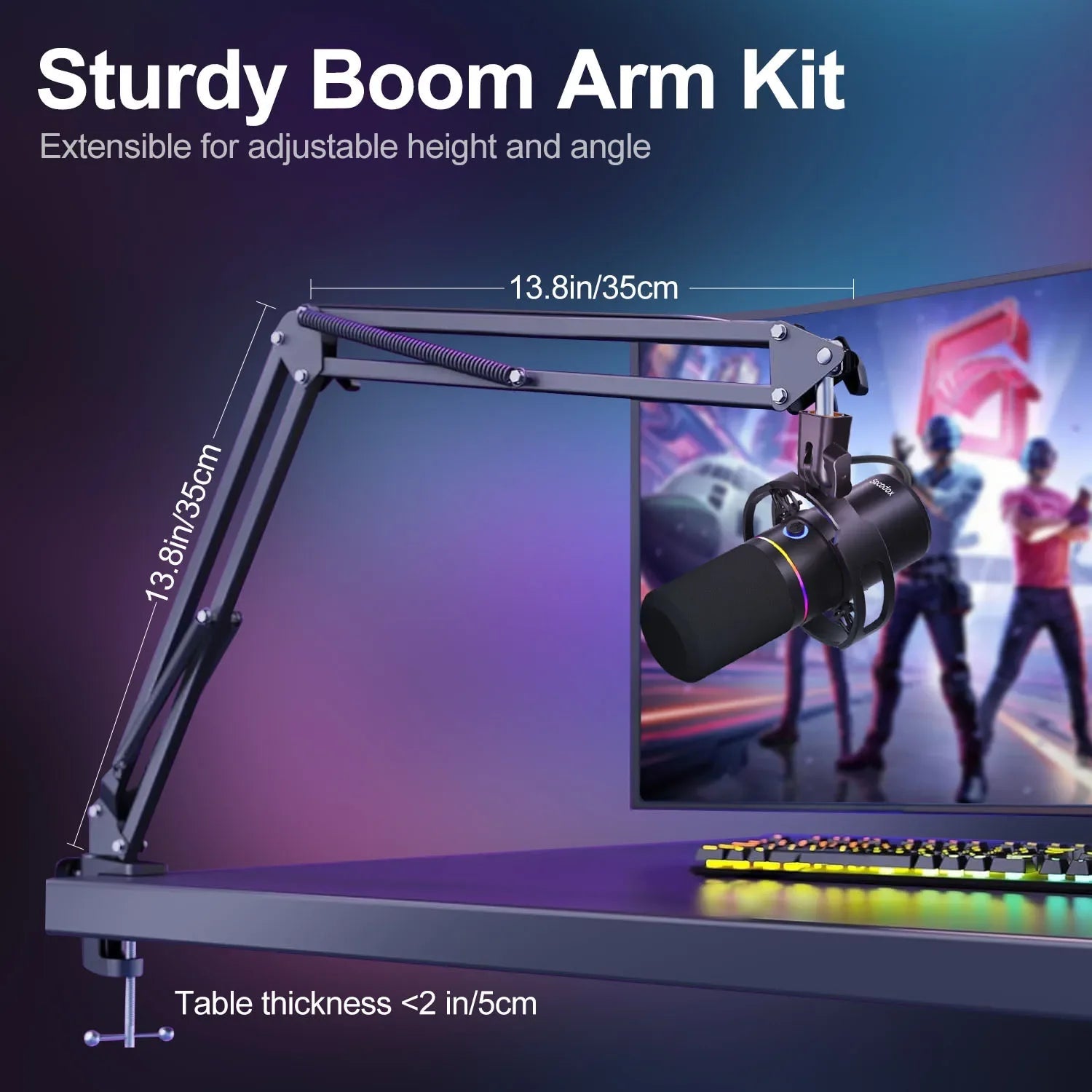 XLR/USB Dynamic Microphone – Socodox WM8 for Streaming & Podcasting - Evallys.com