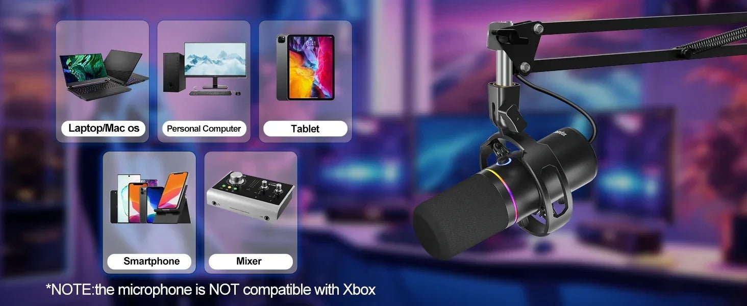 XLR/USB Dynamic Microphone – Socodox WM8 for Streaming & Podcasting - Evallys.com