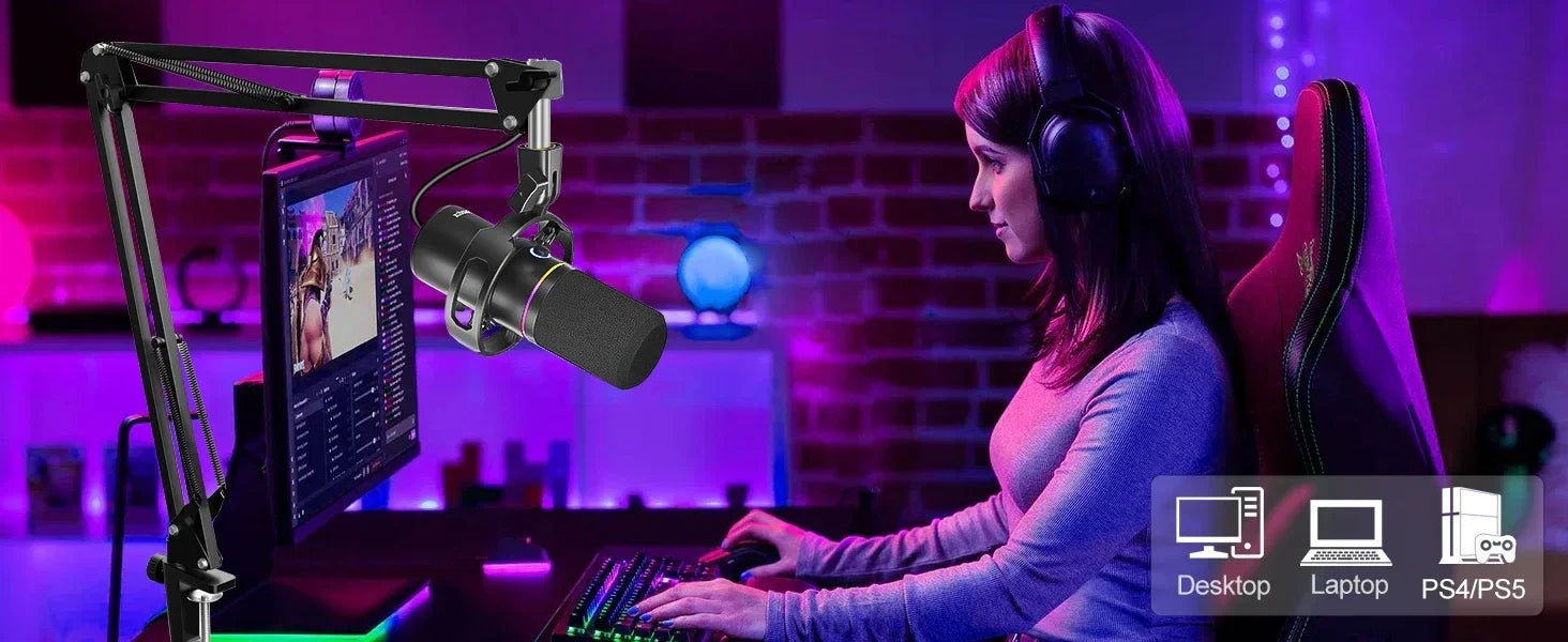 XLR/USB Dynamic Microphone – Socodox WM8 for Streaming & Podcasting - Evallys.com