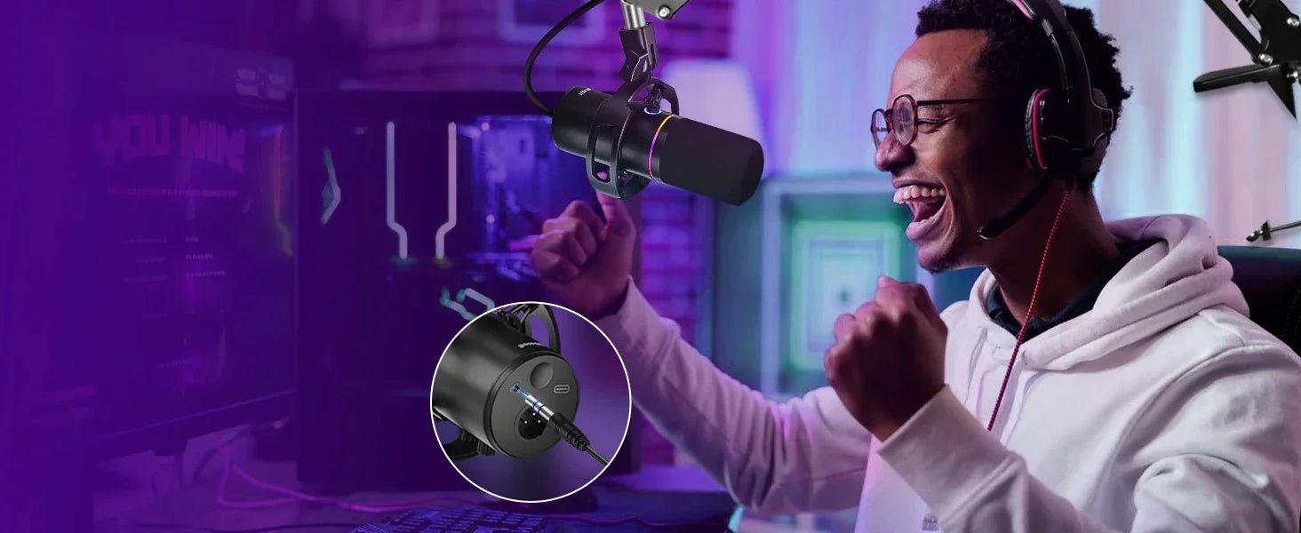 XLR/USB Dynamic Microphone – Socodox WM8 for Streaming & Podcasting - Evallys.com