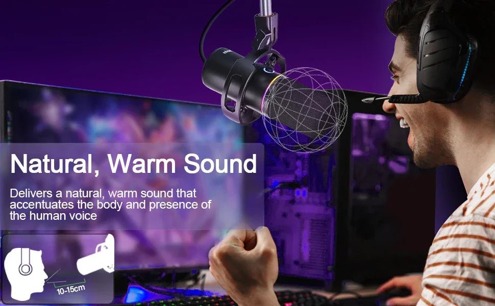 XLR/USB Dynamic Microphone – Socodox WM8 for Streaming & Podcasting - Evallys.com
