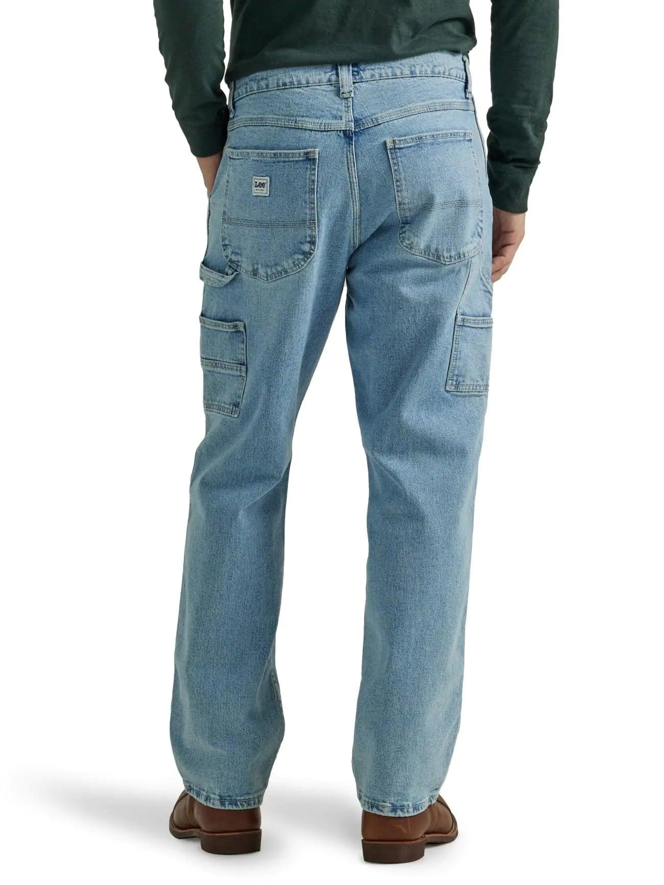 Lee mens Legendary Workwear Carpenter Jean 38W x 36L Union Fade - Evallys.com # #