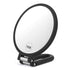 Magnifying Handheld Mirror Double Sided, 1X 15X Magnification Hand Mirror, Travel Folding Held Adjustable Rotation Pedestal Makeup Desk Vanity - Evallys.com # #