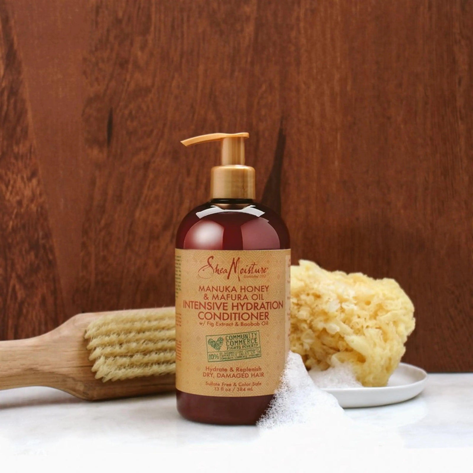 SheaMoisture Conditioner Intensive Hydration for Dry, Damaged Hair Manuka Honey and Mafura Oil to Nourish and Soften Hair 13 oz 13 Fl Oz (Pack of 1) - Evallys.com # #