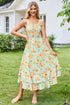 GRACE KARIN Women's 2024 Summer Floral Boho Dress Square Neck Strapped Swing A Line Beach Long Maxi Dress Large Yellow Floral - Evallys.com # #