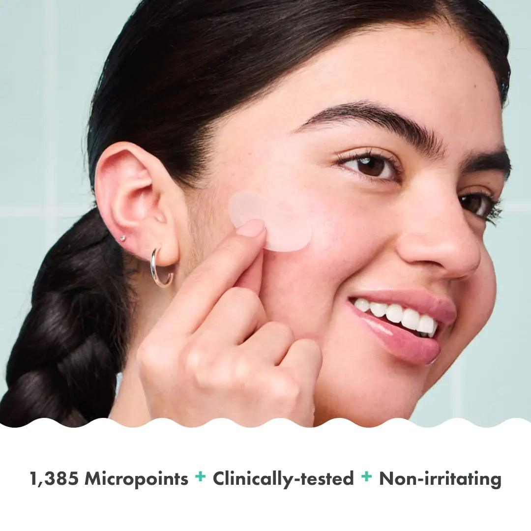 Hero Cosmetics Mighty Patch Micropoint™ XL for Blemishes - Hydrocolloid Acne Spot Treatment Patch for Early Stage Zits and Hidden Pimples, 1,385 Proprietary Micropoints (6 Count) 6 Count (Pack of 1) - Evallys.com # #