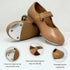 Dance Class Unisex-Child Molly Jane Tap Shoe Mary Flat Caramel 11 Little Kid - Evallys.com # #