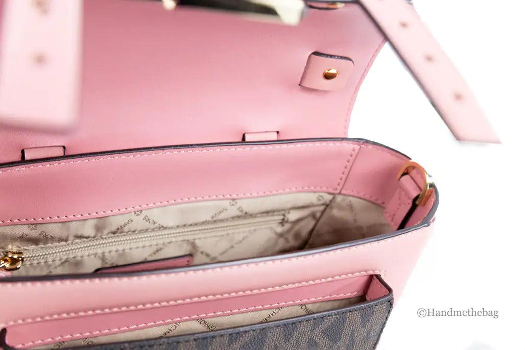 Michael Kors Manhattan Medium Primrose Satchel Bag - Evallys.com