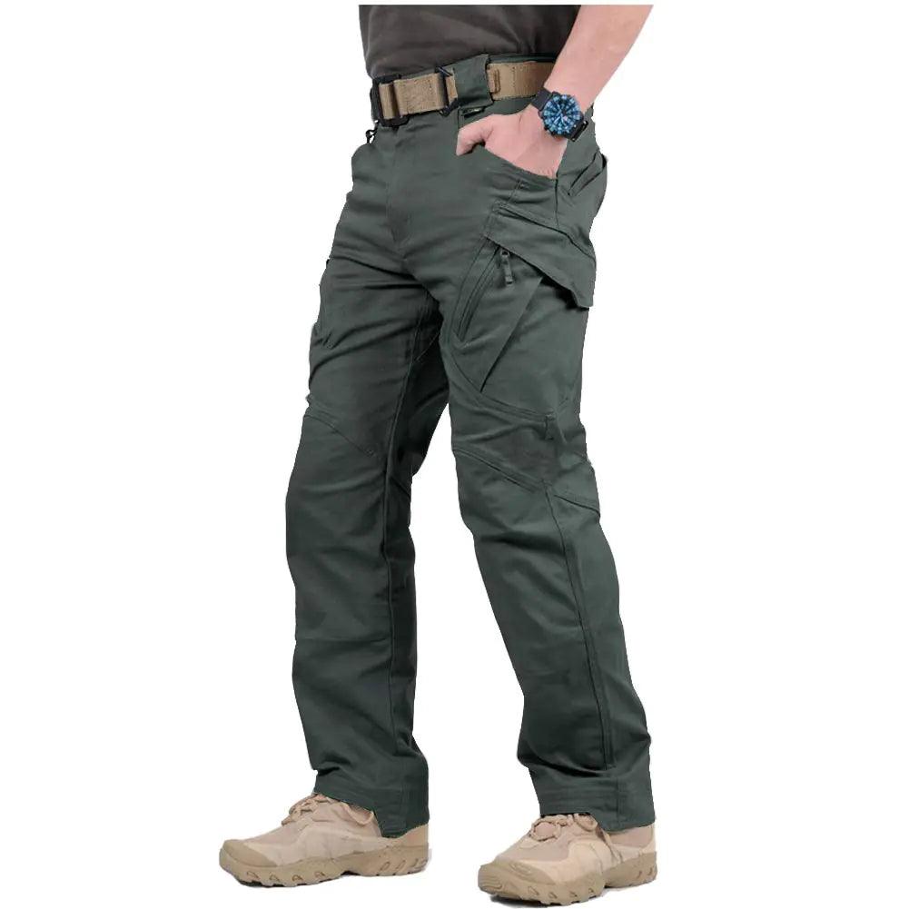 CARWORNIC Gear Men's Hiking Tactical Pants Lightweight Cotton Outdoor Military Combat Cargo Trousers 32W x 30L Army Green - Evallys.com # #