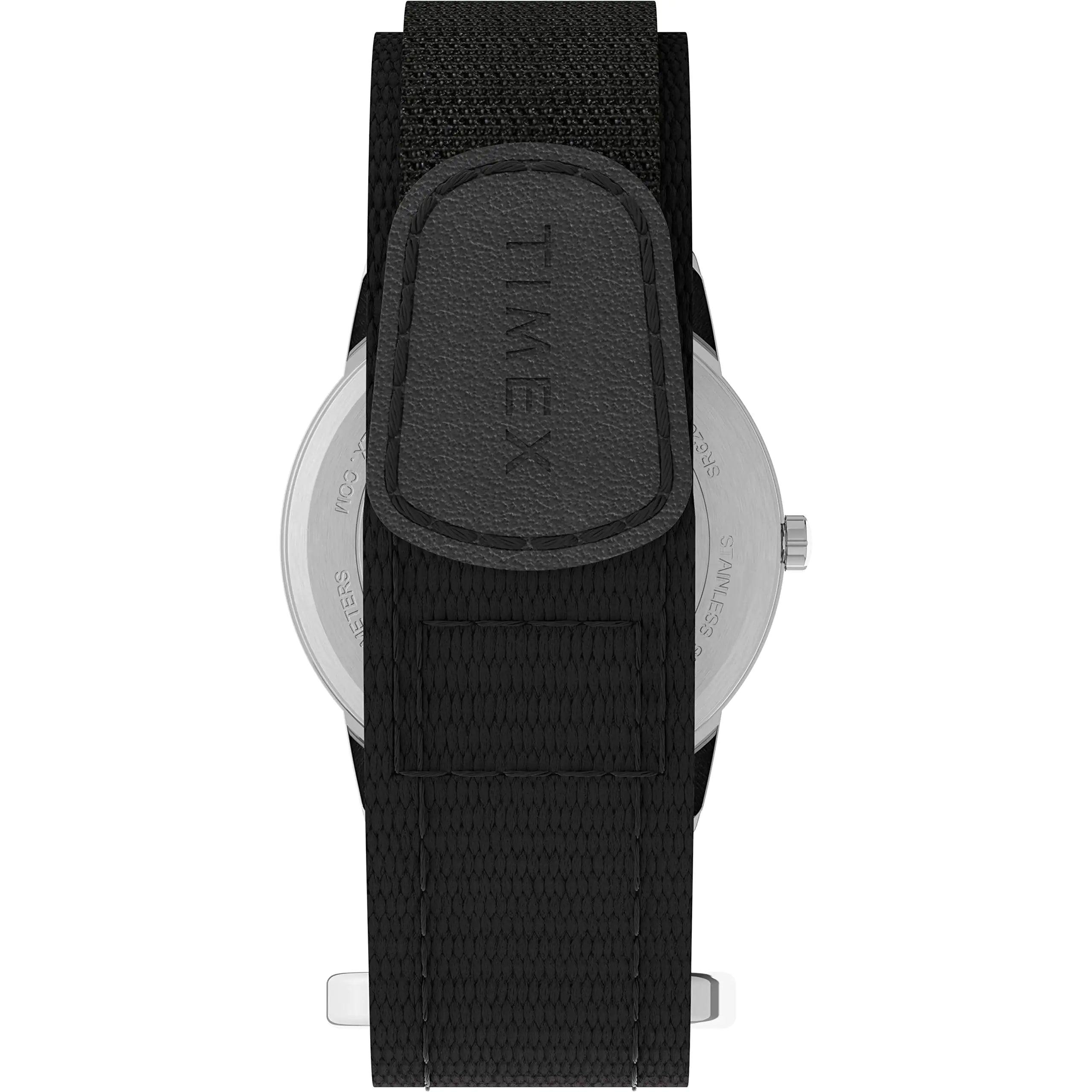 Timex Men's Easy Reader Watch 35mm Black/Silver-Tone/White/E/35mm - Evallys.com # #