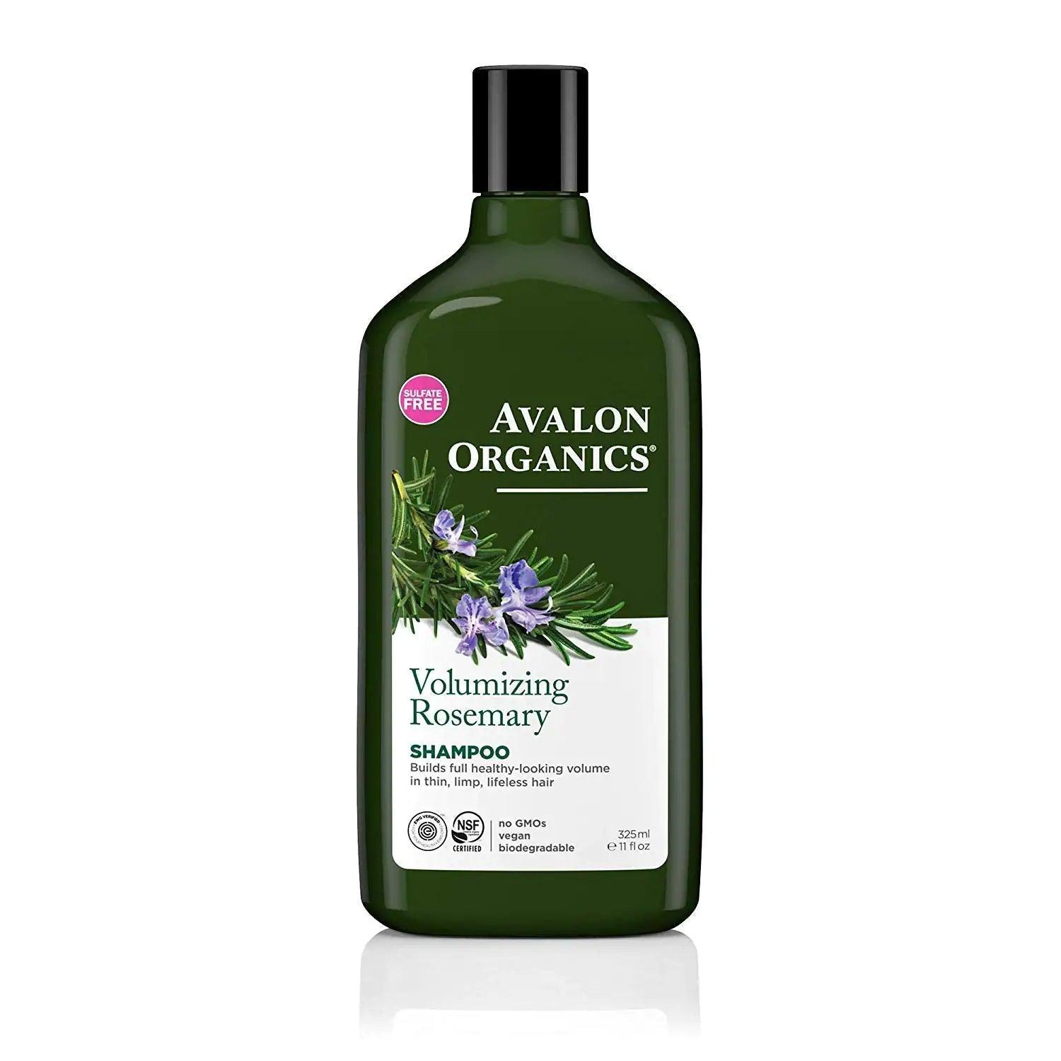 Avalon Organics Shampoo, Volumizing Rosemary, 11 Oz 11 Fl Oz (Pack of 1) - Evallys.com # #