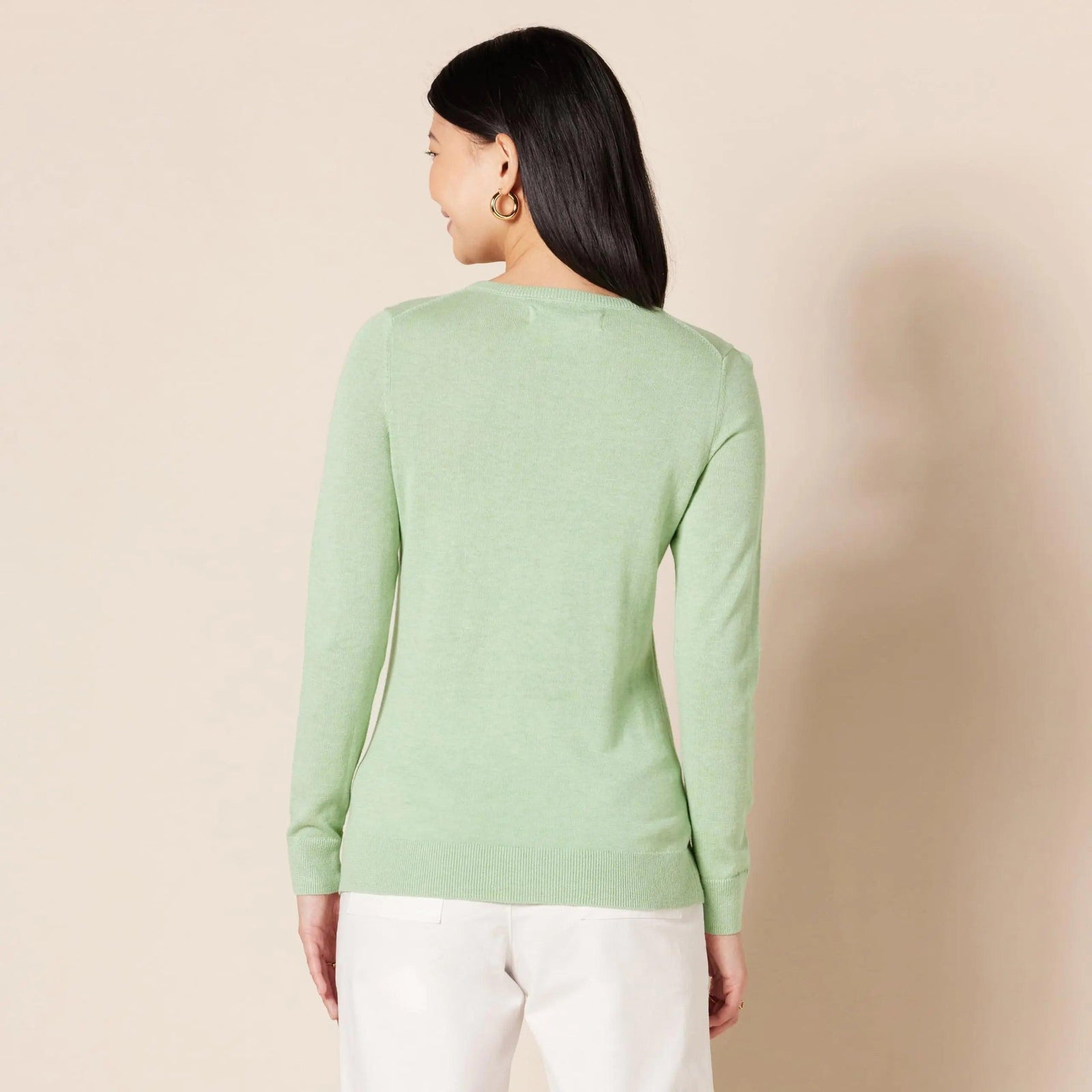 Amazon Essentials Women's Long-Sleeve Lightweight Crewneck Sweater (Available in Plus Size) Small Light Jade Green - Evallys.com # #