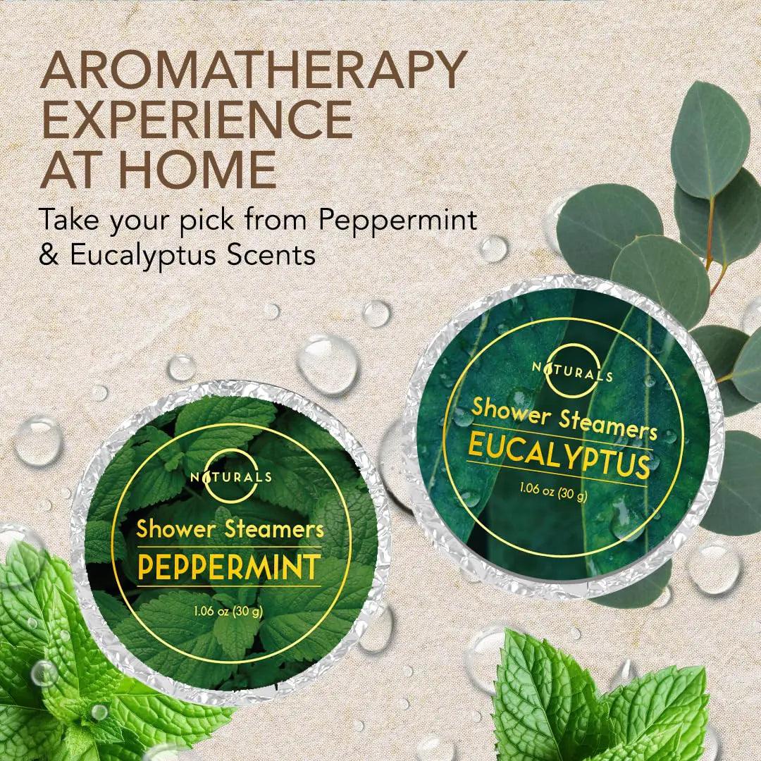 8-Pcs Shower Steamers Aromatherapy - Eucalyptus for Shower, Spa Gifts for Women - Eucalyptus Shower Steamer - Shower Steamers, Shower Steamers for Women - Shower Bombs Aromatherapy Peppermint&Eucalyptus, 8pk - Evallys.com # #