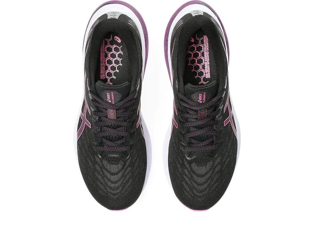 ASICS Women's GT-2000 11 Running Shoes 6.5 Black/Hot Pink - Evallys.com # #