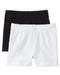 The Children's Place Girls Basic Cartwheel Short XX-Large Black/White 2 - Evallys.com # #