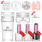 Saviland French Tip Nail Stamp: 10Pcs French Nail Stamper Kit with 2 Nail Stamping Polish Gel, Peel off Latex Tape and 2 Replacement French Tip Nail Tool Heads for French Manicure Kit Home DIY 3A-Nail Stamper Kit - Evallys.com # #
