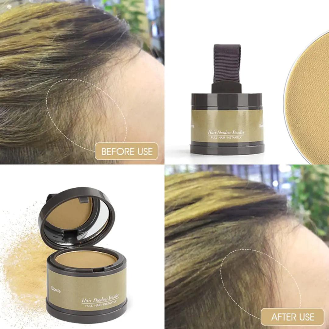 Hairline Powder (Blonde) - Instantly Conceal Gray Roots, Thin Hair Touch-Up, Hair Color Shadow Cover, 4g Blonde#001 - Evallys.com # #