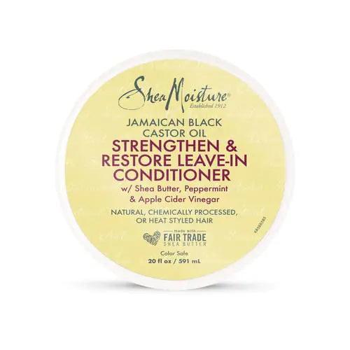 SheaMoisture Leave In Conditioner Conditioner For Hair Jamaican Black Castor Oil To Soften and Detangle Hair 20 oz - Evallys.com # #