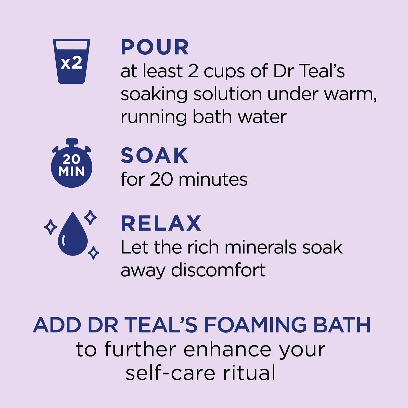 Dr Teal's Pure Epsom Salt, Soothe & Sleep with Lavender, 3 lb (Pack of 4) (Packaging May Vary) - Evallys.com # #